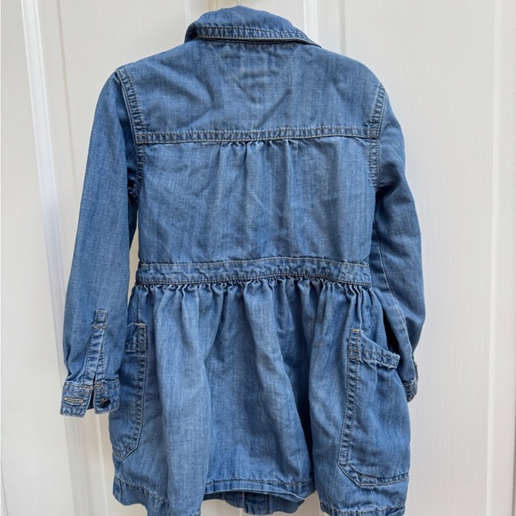 Tommy Hilfiger 3T Girls Long Sleeve Dress with Fitted Waist - Picture 6 of 6